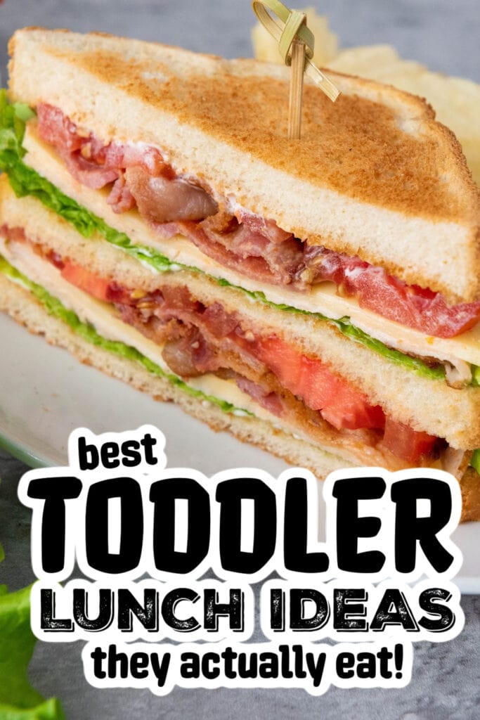 toddler lunch recipes - Homestyle Chicken & Bacon Club Sandwich