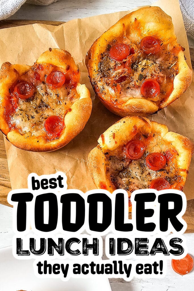 toddler lunch recipes - Pepperoni Pizza Puffs