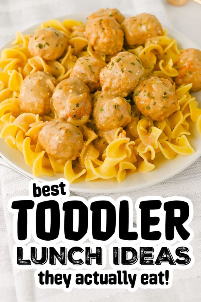 toddler lunch recipes - Slow Cooker Creamy Meatballs