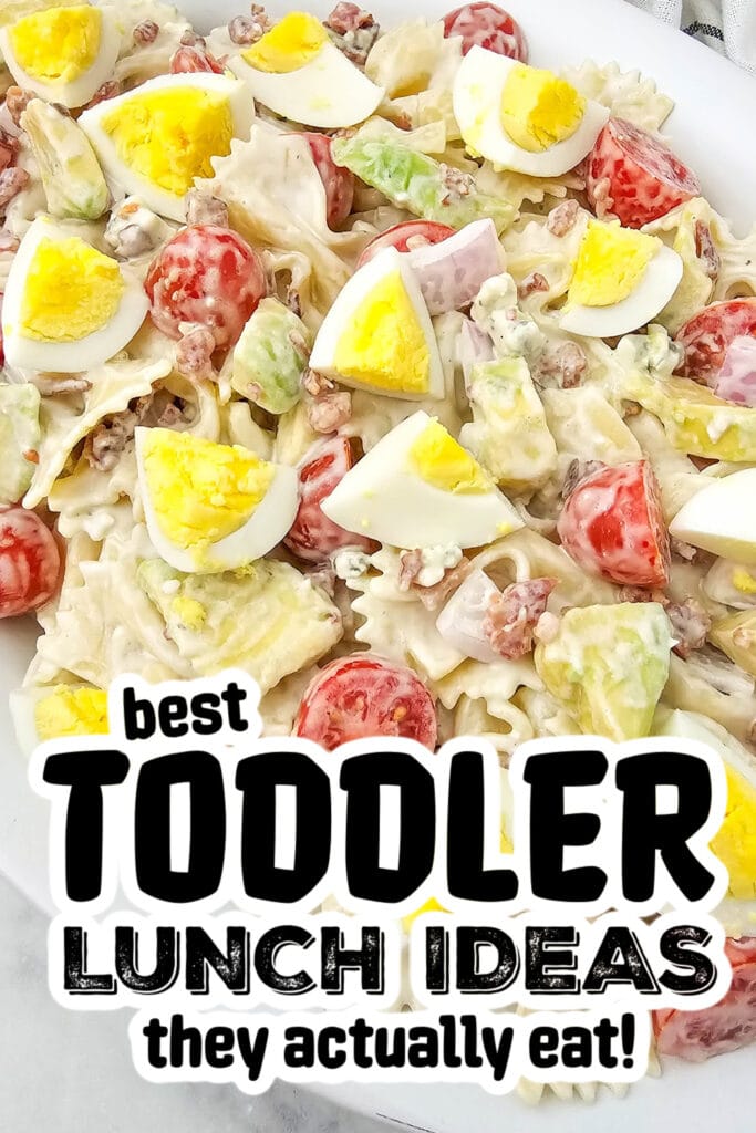 toddler lunch recipes - cobb pasta salad