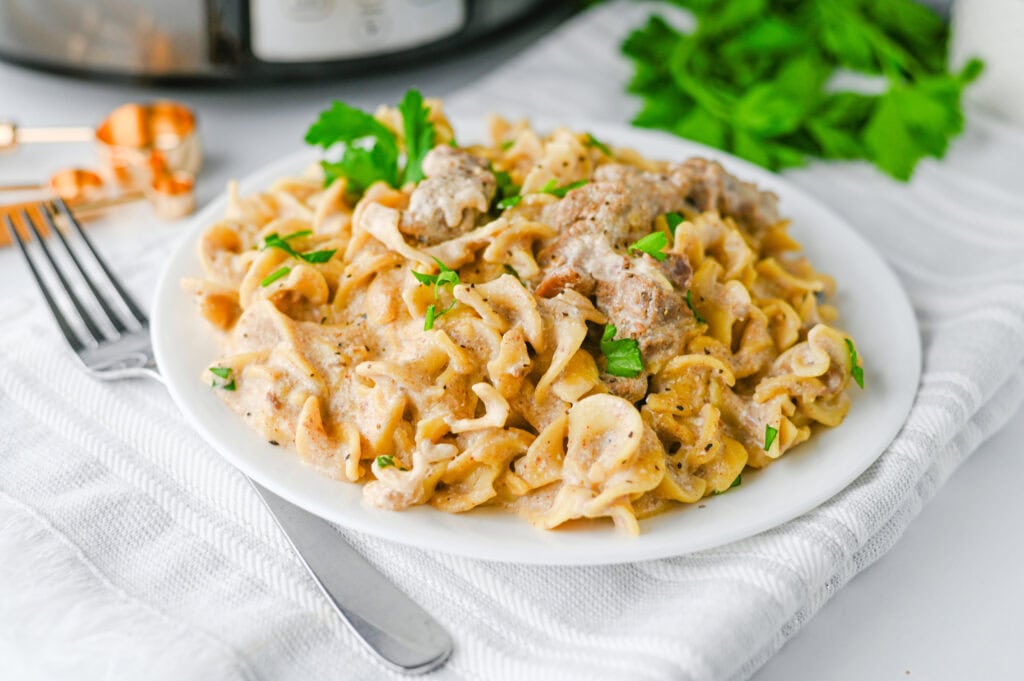 Crock Pot Beef Stroganoff