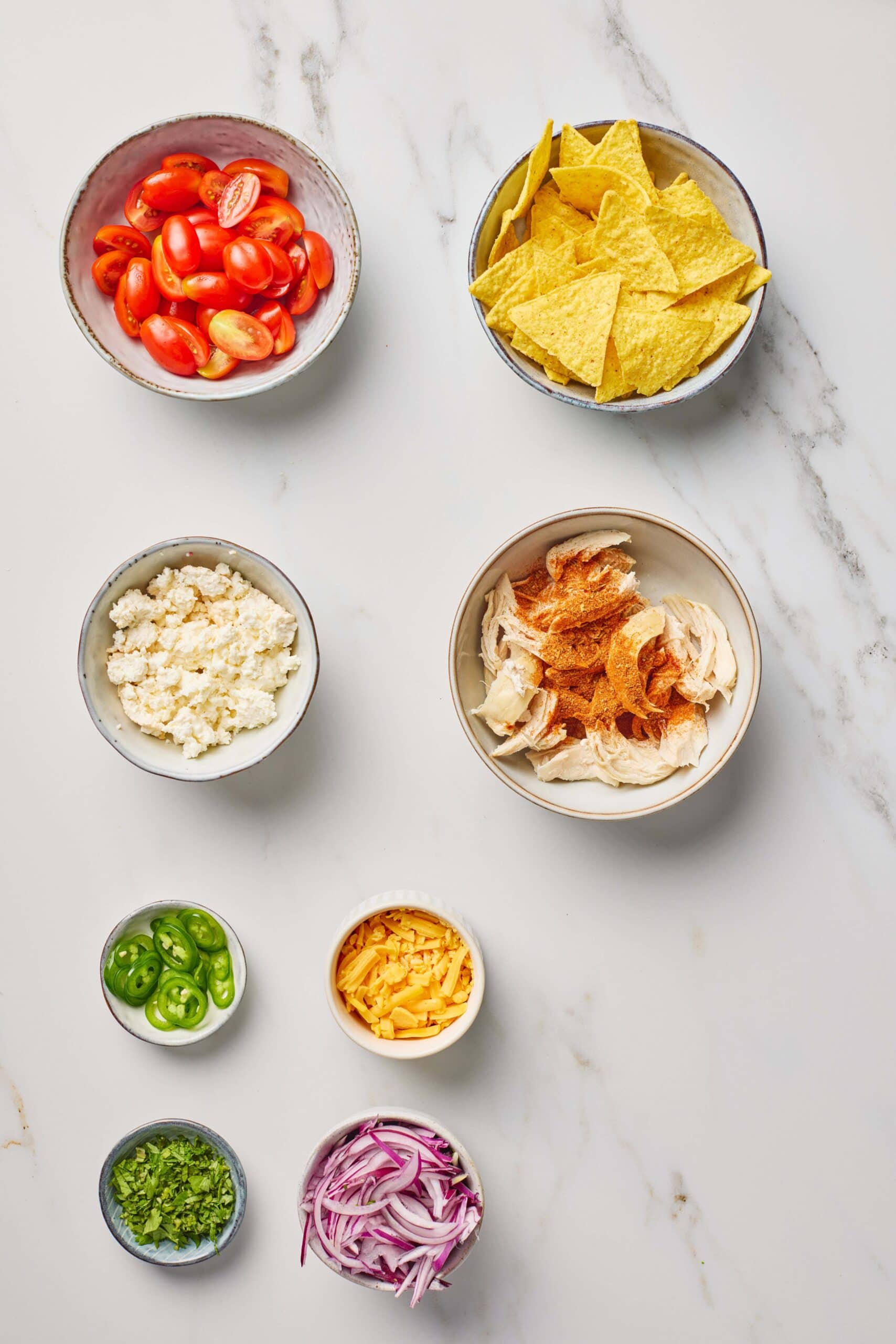 Cottage Cheese Taco Bowl Process Photo