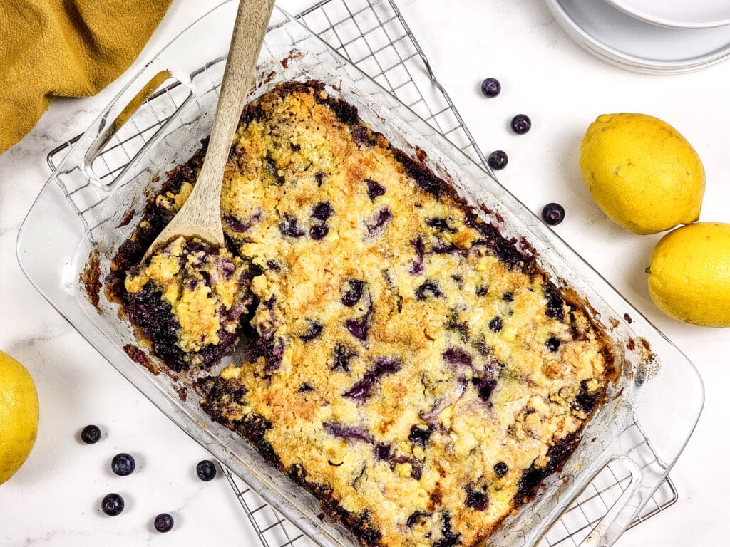 Lemon Blueberry Dump Cake