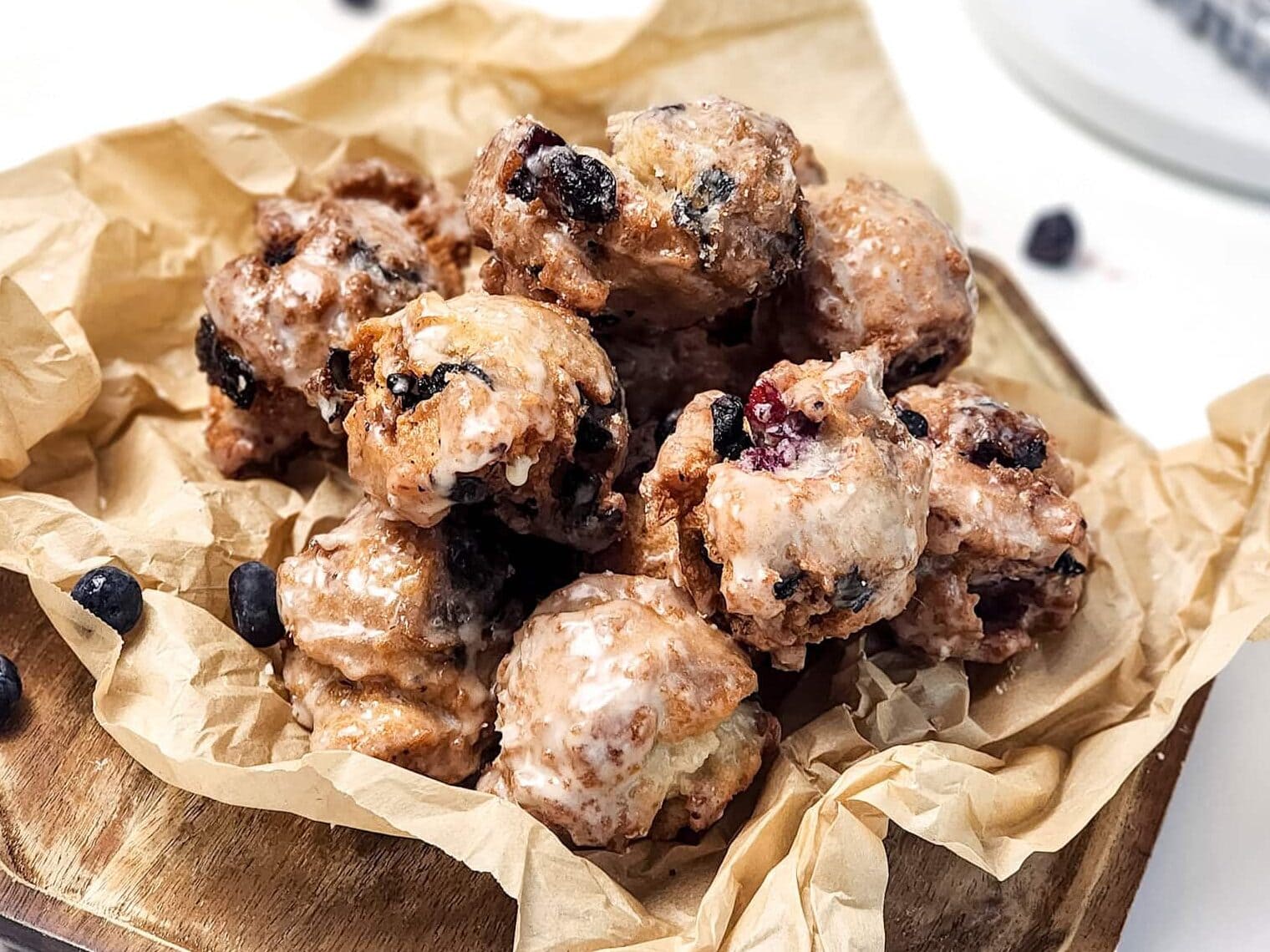 Blueberry Donut Holes