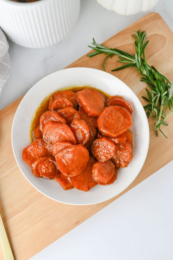 Candied Sweet Potatoes Process Photo