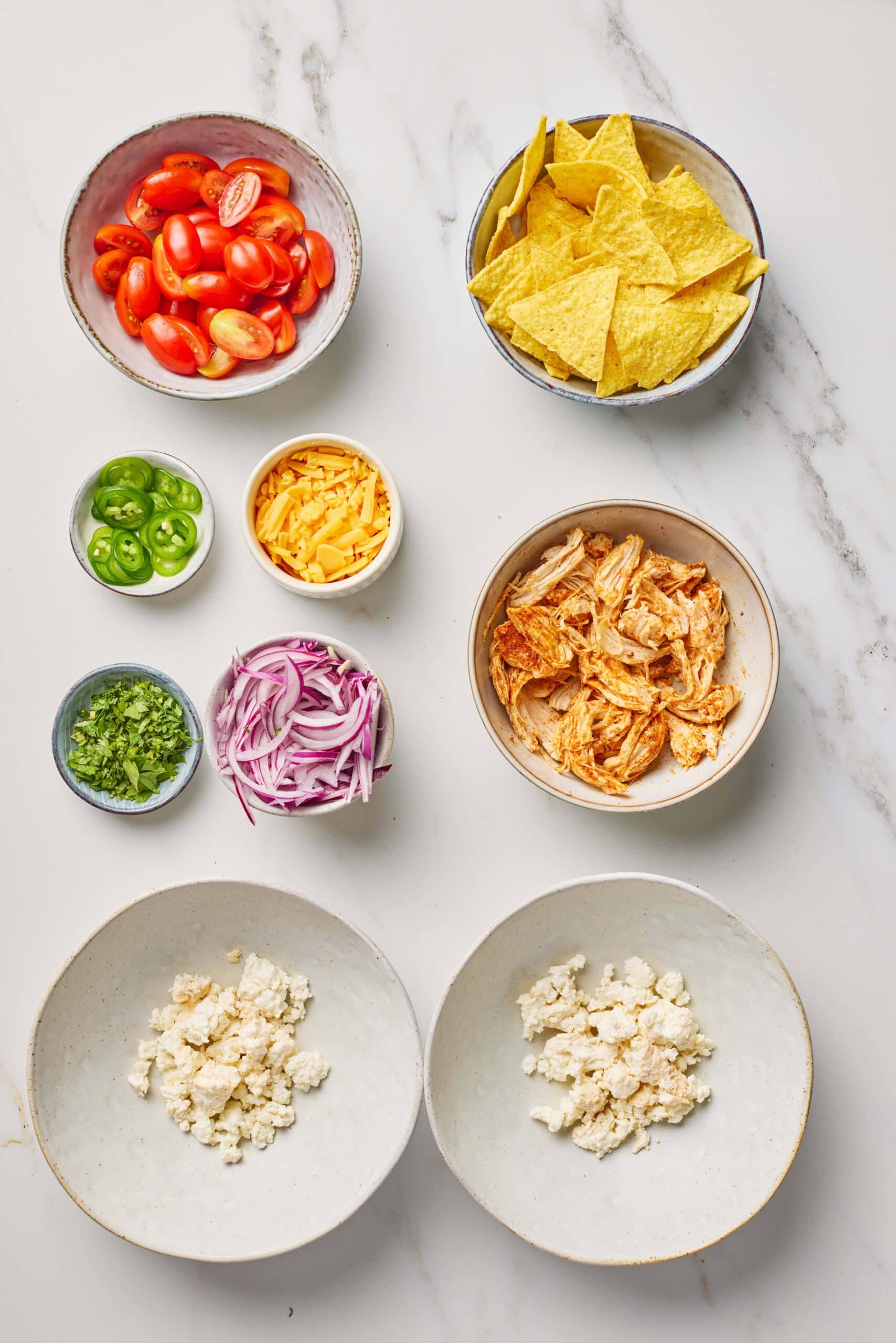 Cottage Cheese Taco Bowl Process Photo