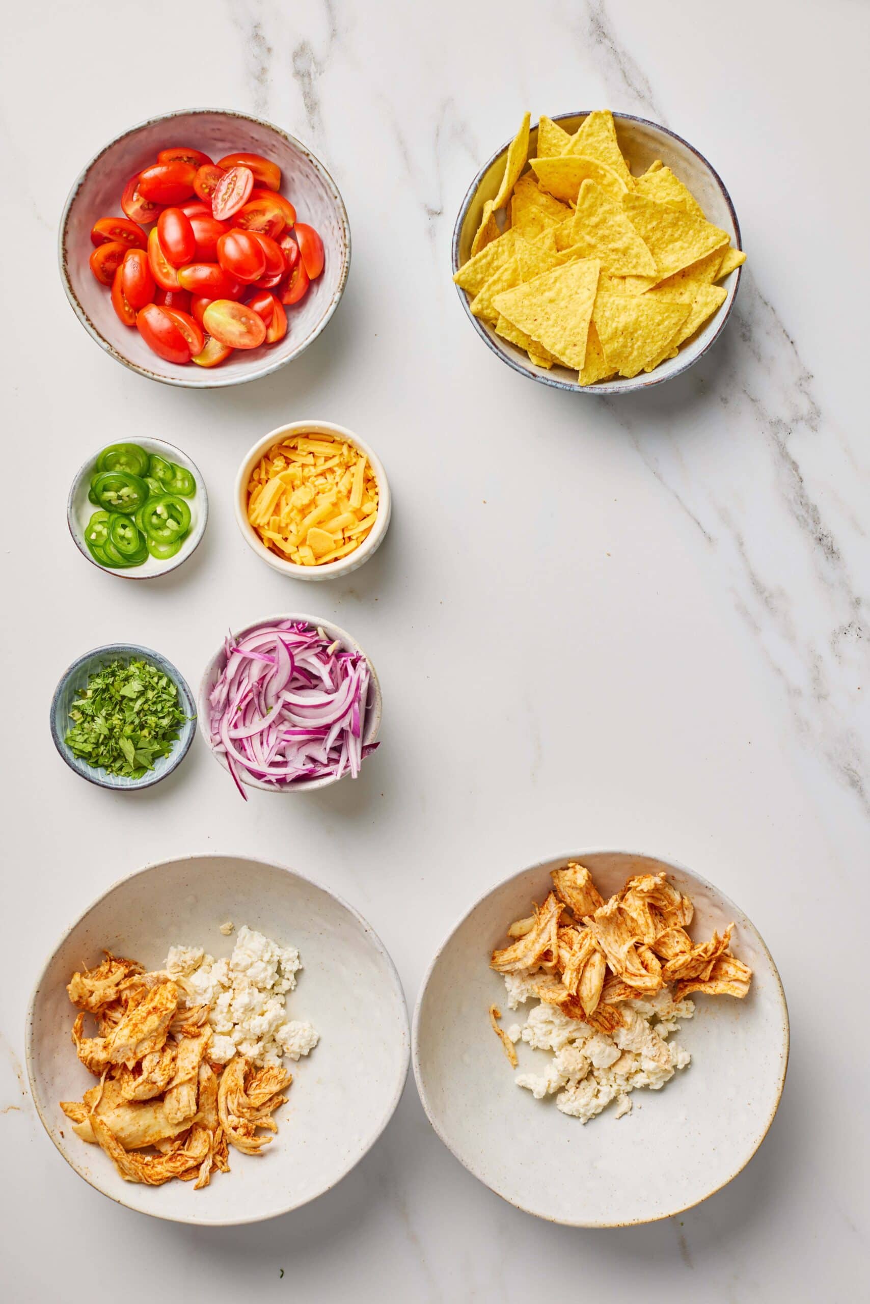 Cottage Cheese Taco Bowl Process Photo