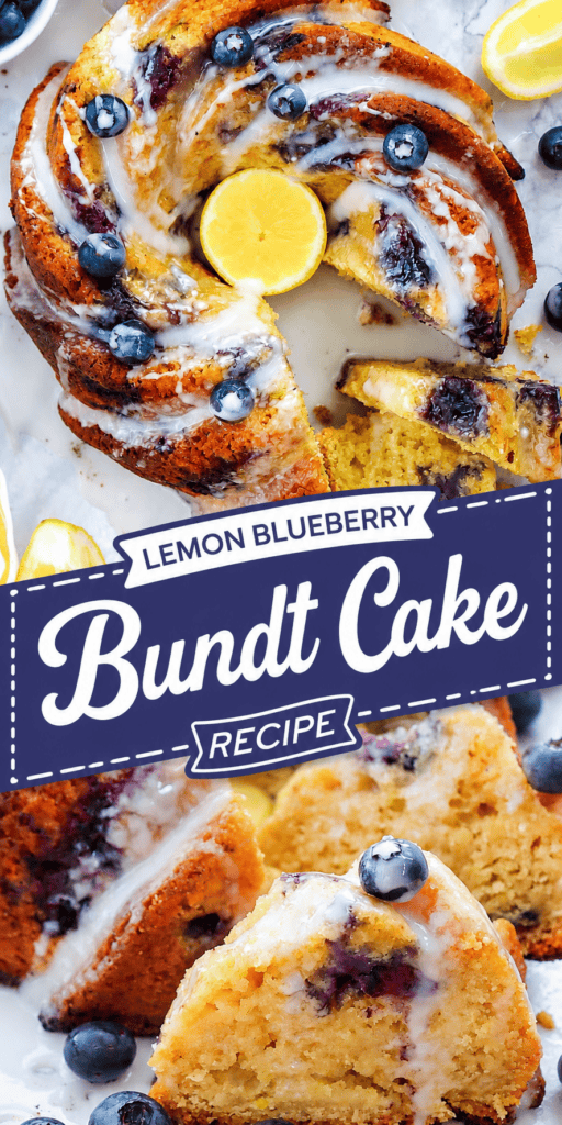 lemon blueberry bundt cake