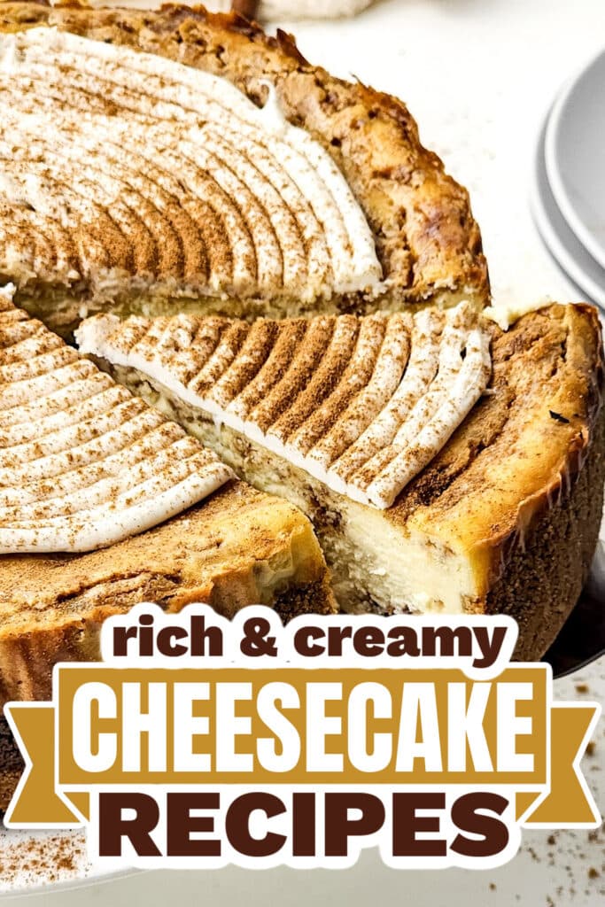Cheesecake Recipes-Cinnamon Roll Cheesecake