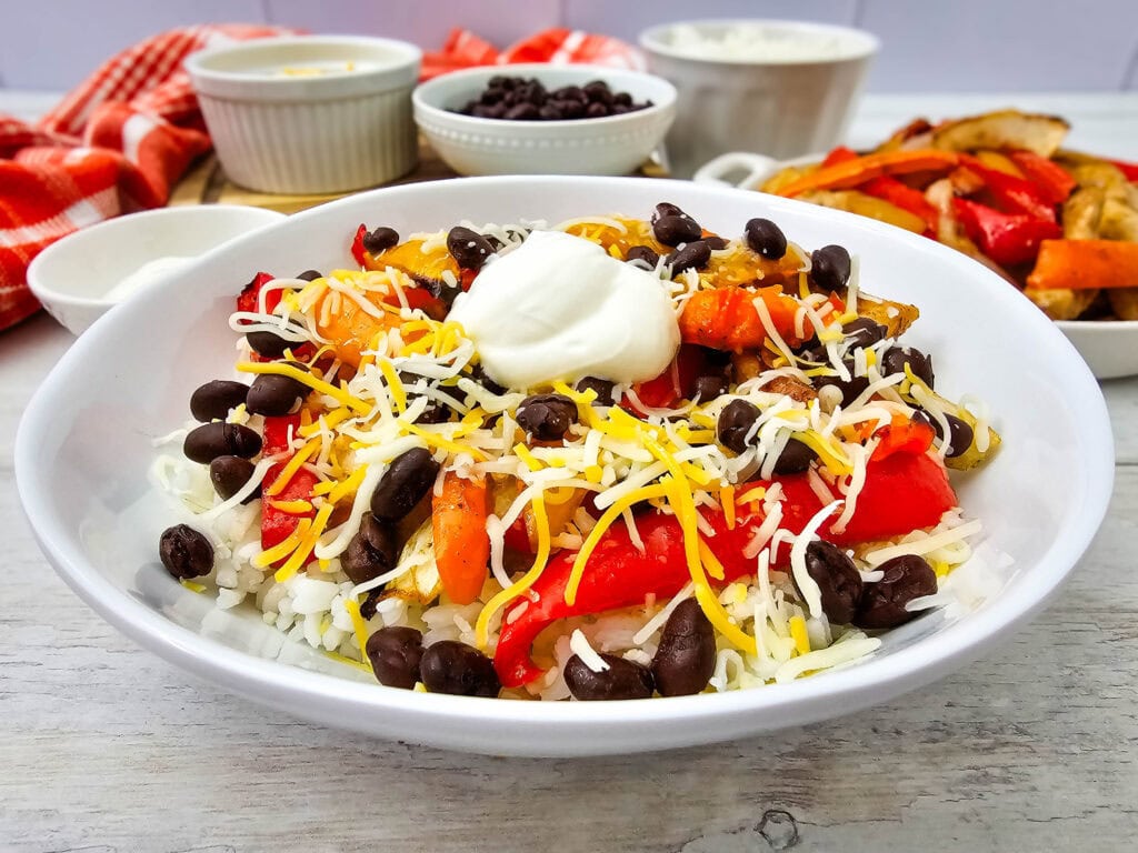 Chicken Fajitas Bowl