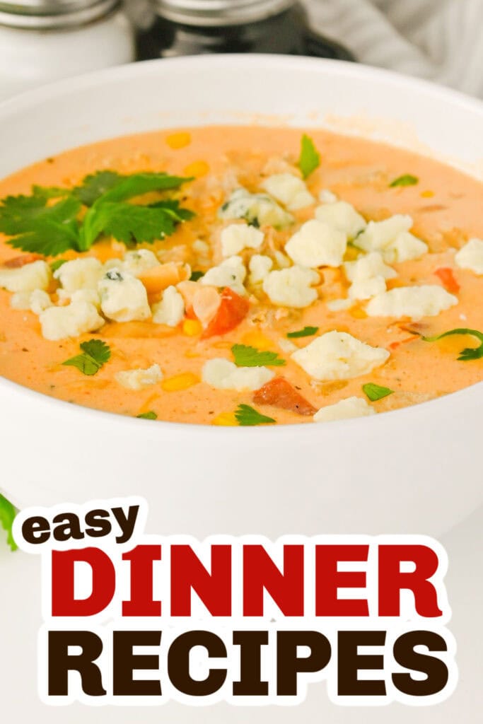 Easy Dinner Ideas-Crockpot Buffalo Chicken Chili
