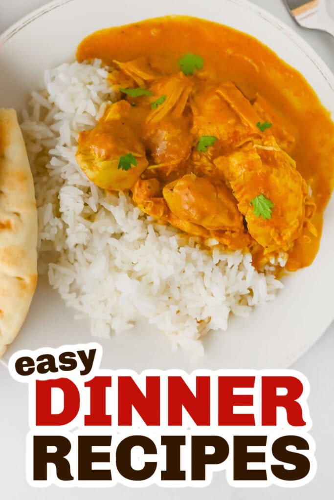 Easy Dinner Ideas-Crockpot Butter ChickenEasy Dinner Ideas-Crockpot Butter Chicken