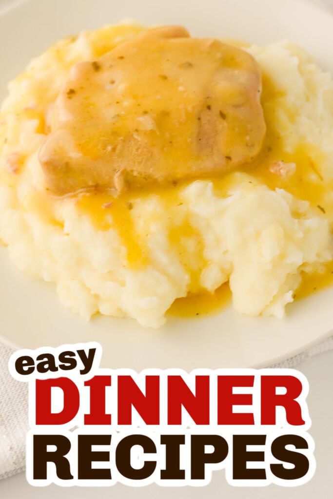 Easy Dinner Ideas-Crockpot Ranch Pork Chops