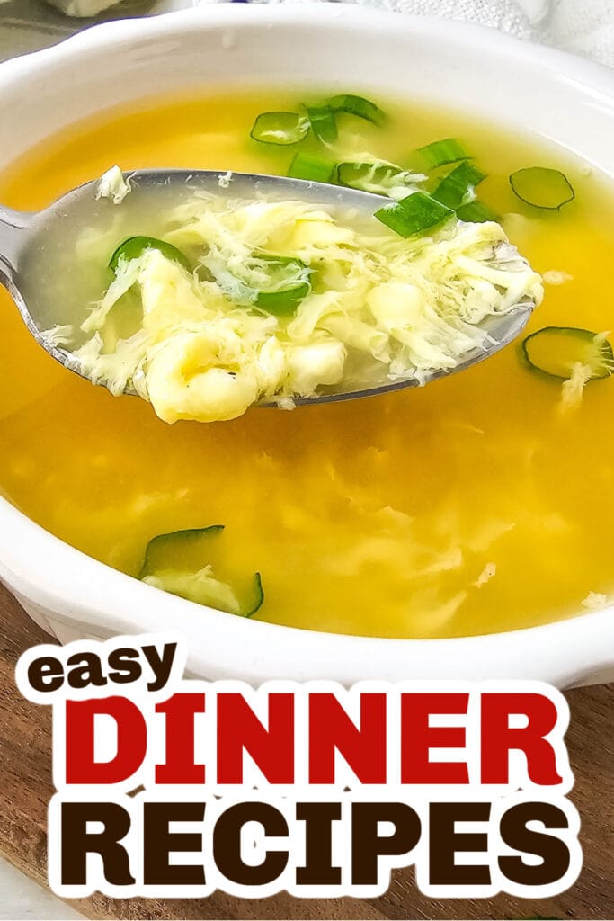 Easy Dinner Ideas-Homemade Egg Drop Soup