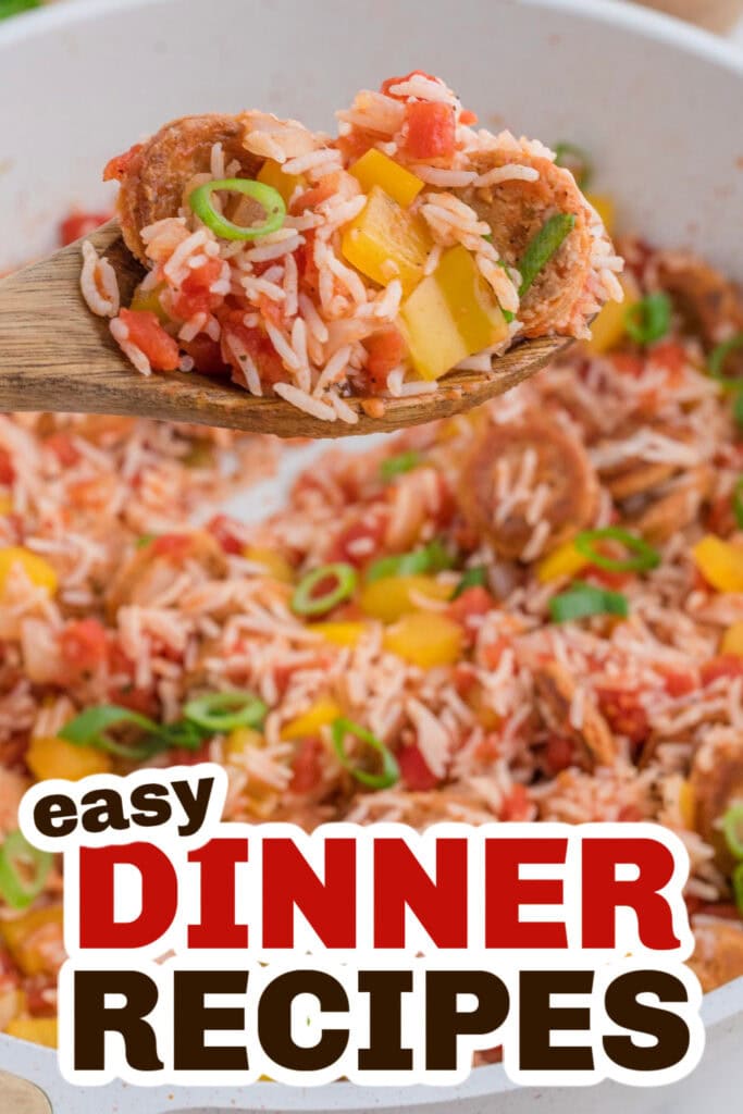 Easy Dinner Ideas-One Pot Cajun ChickenEasy Dinner Ideas-One Pot Cajun Chicken Sausage and Rice Casserole Sausage and Rice Casserole