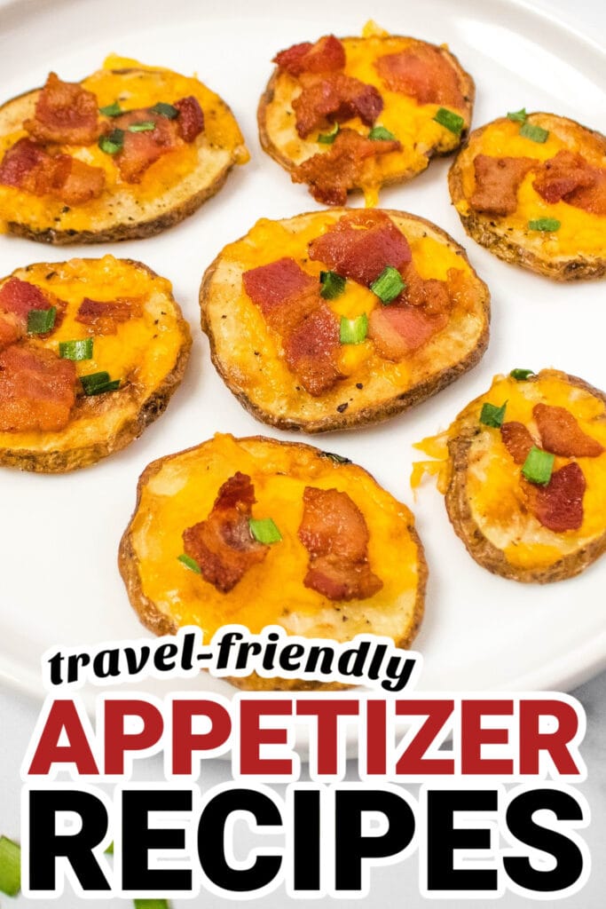 Easy-to-Travel Appetizer-Bacon and Cheese Potato Slices