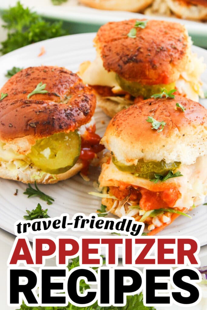 Easy-to-Travel Appetizer-Buffalo Chicken Sliders