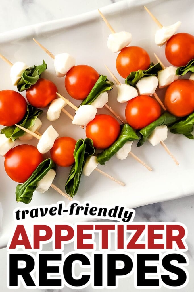 Easy-to-Travel Appetizer-Caprese Skewers