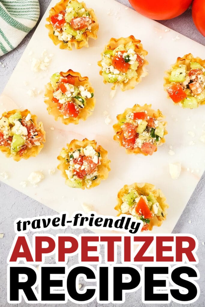Easy-to-Travel Appetizer-Mediterranean Feta Bites