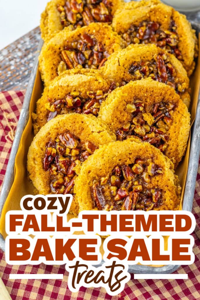 Fall Bake Sale Treats- Buttery Pecan Pie Cookies copy
