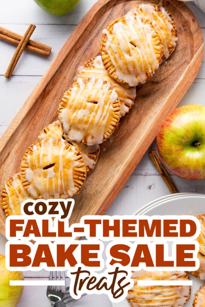 Fall Bake Sale Treats- Mini Apple Hand Pies with Sweet Glaze copy