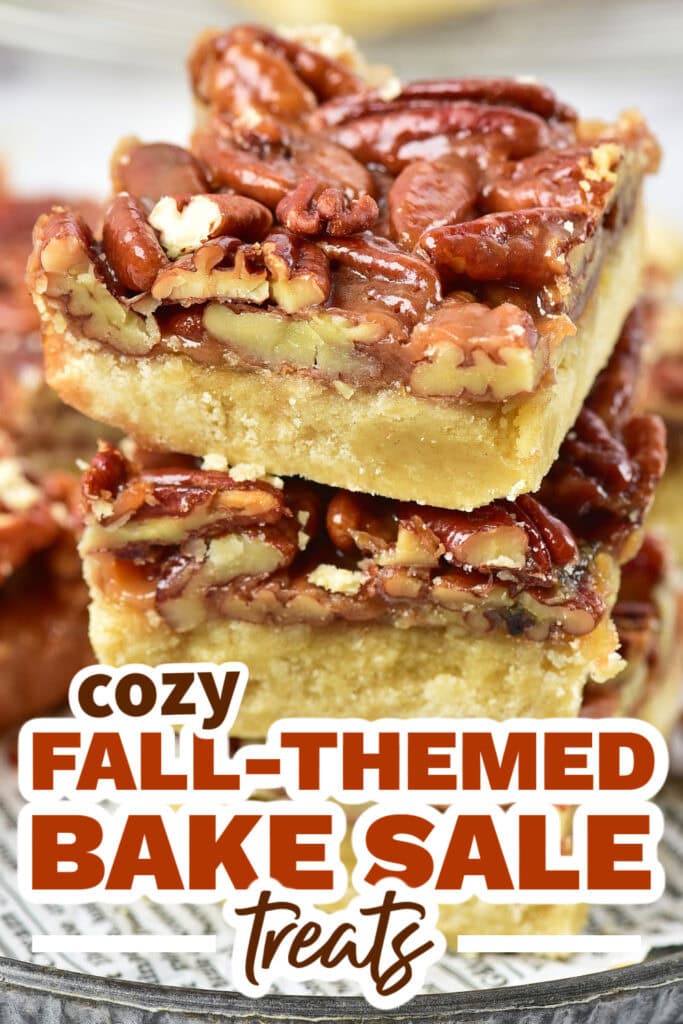 Fall Bake Sale Treats- Old-fashioned Pecan Pie Bars copy