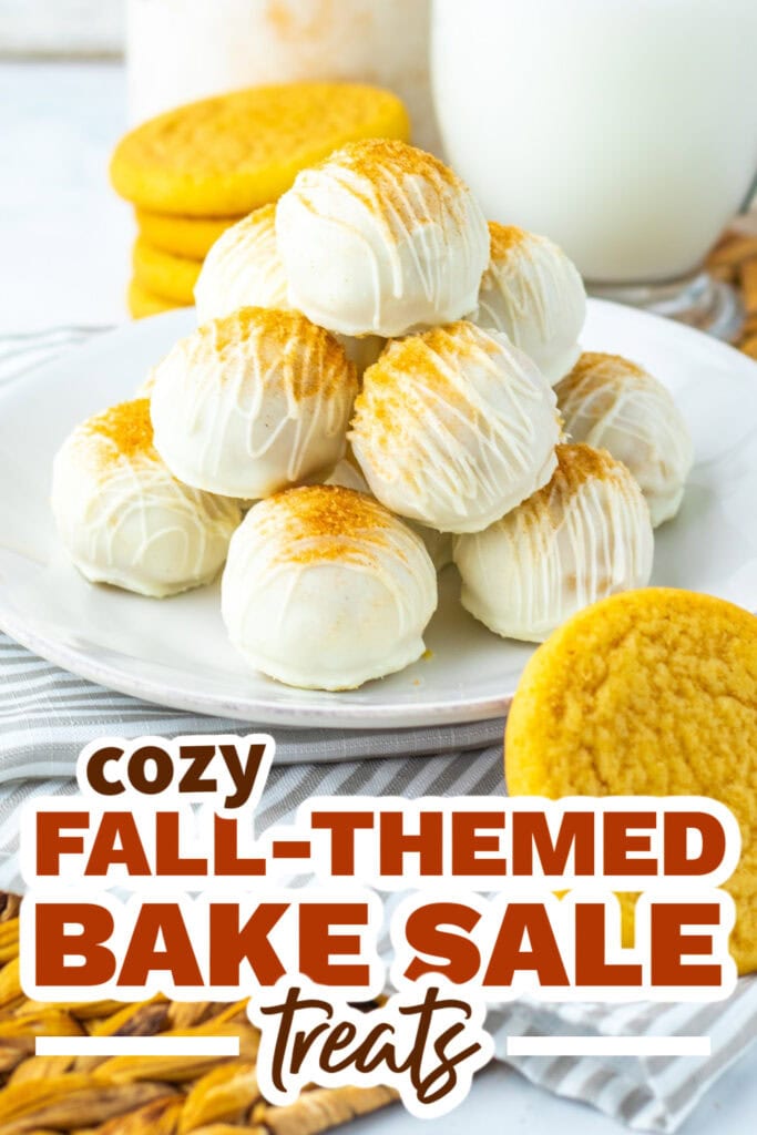 Fall Bake Sale Treats- Soft Snickerdoodle Truffles copy