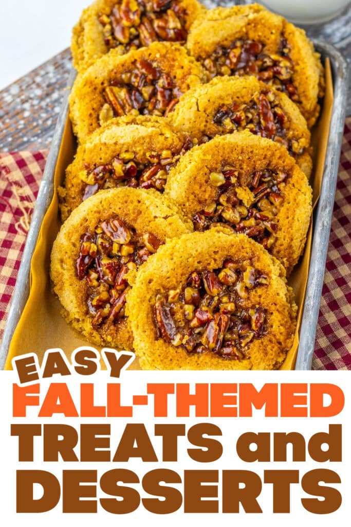 Fall Treats and Desserts- Buttery Pecan Pie Cookies