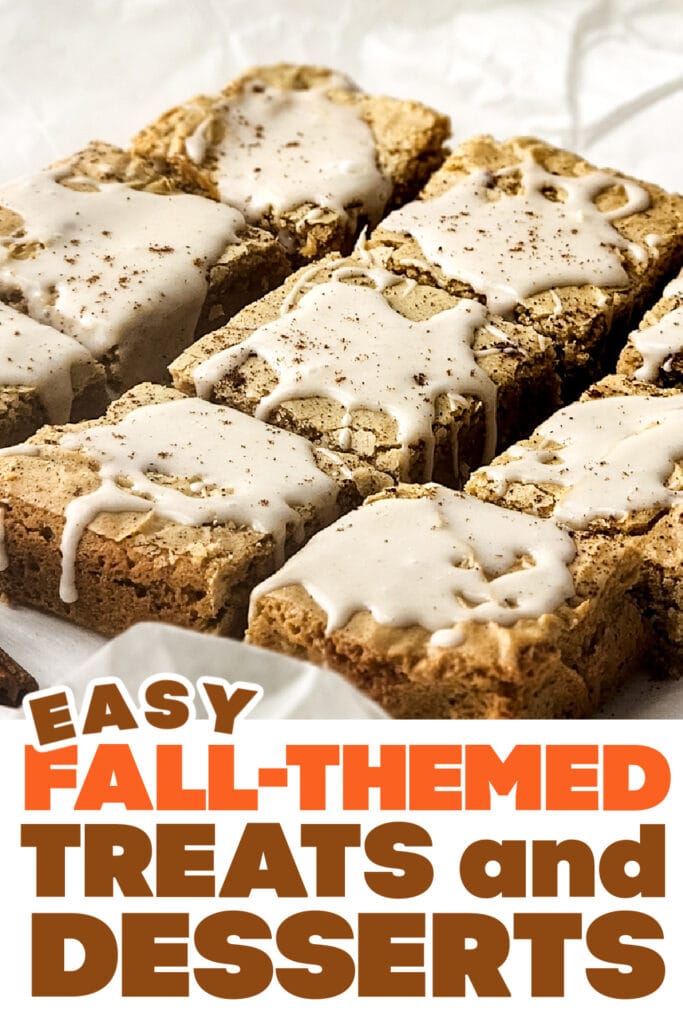 Fall Treats and Desserts- Chai Latte Blondies