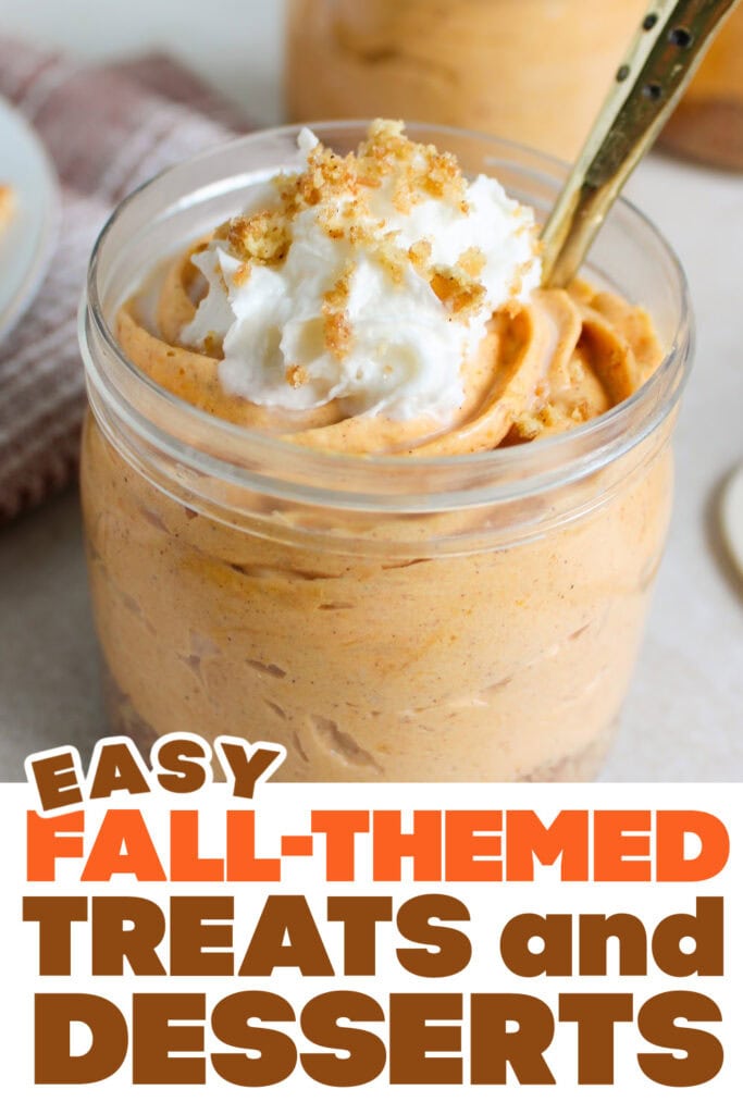 Fall Treats and Desserts- No Bake Pumpkin Cheesecake Cups