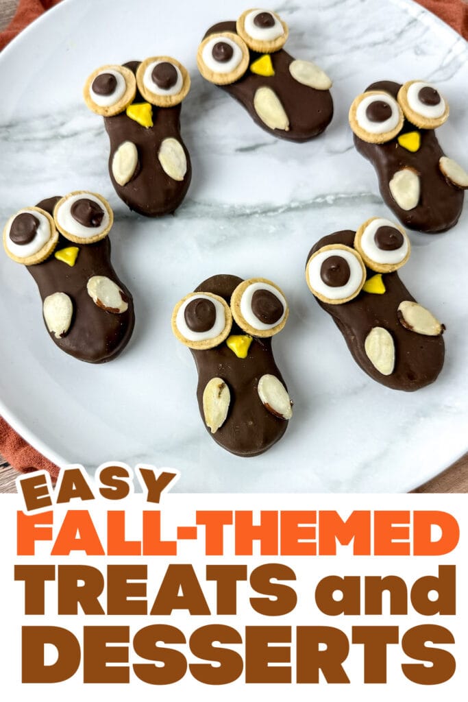 Fall Treats and Desserts- Nutter Butter Owl Cookies