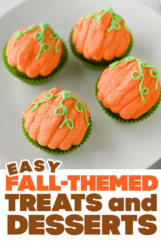 Fall Treats and Desserts- Pumpkin Cupcakes