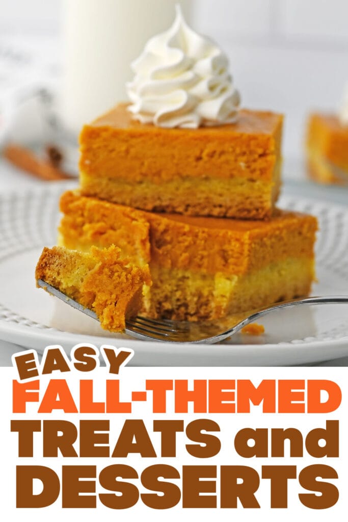 Fall Treats and Desserts- Pumpkin Spice Gooey Bars
