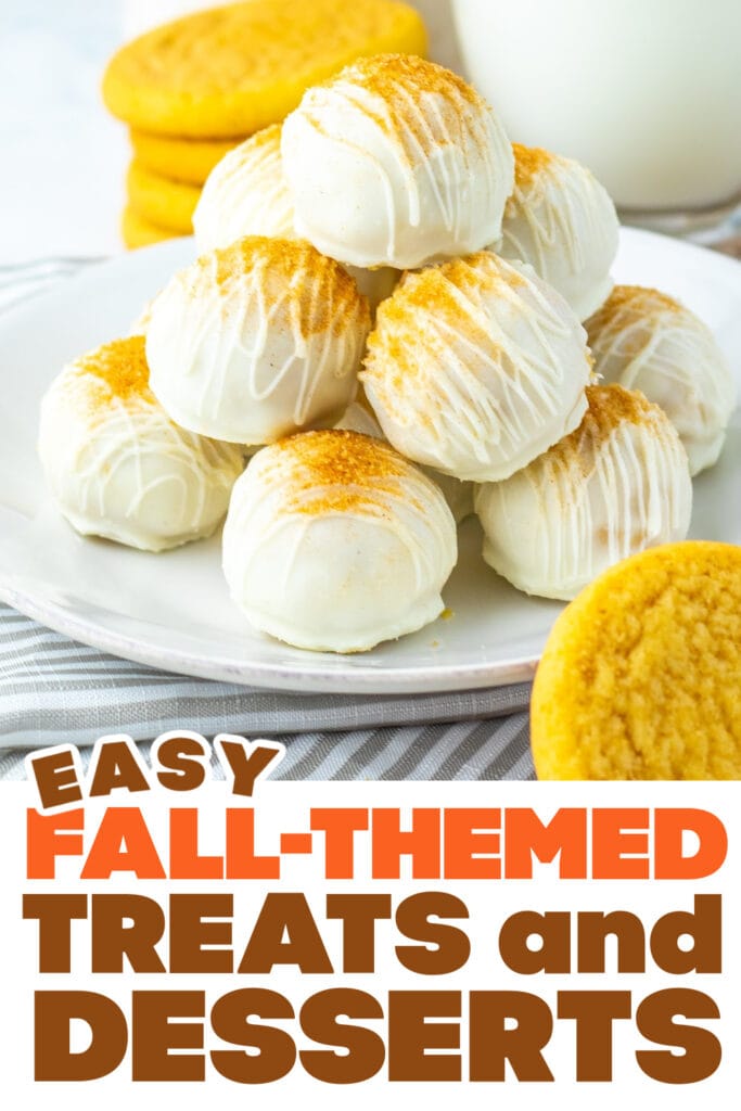 Fall Treats and Desserts- Soft Snickerdoodle Truffles