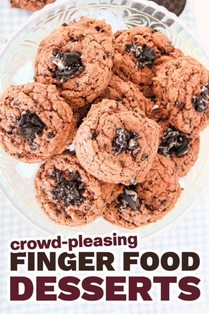 Finger Food Desserts-Chocolate Oreo Cookies