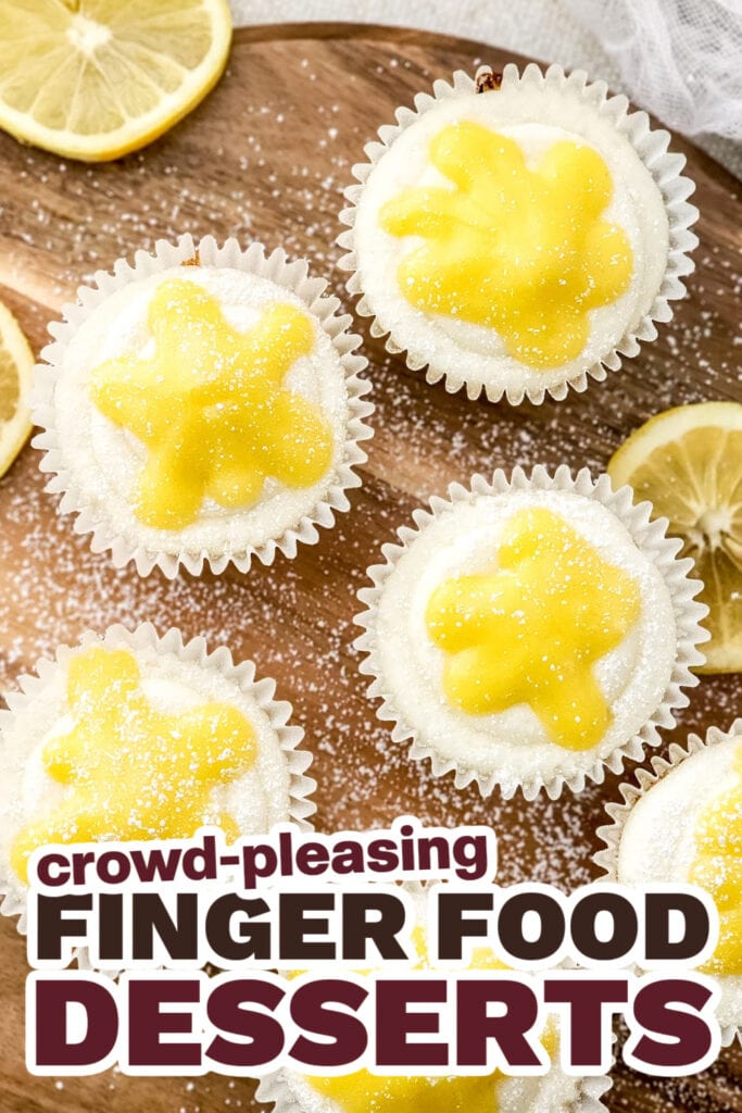 Finger Food Desserts-Fresh Lemon Bar Cupcakes