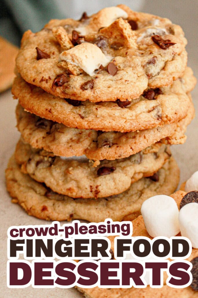 Finger Food Desserts-S’more Cookies