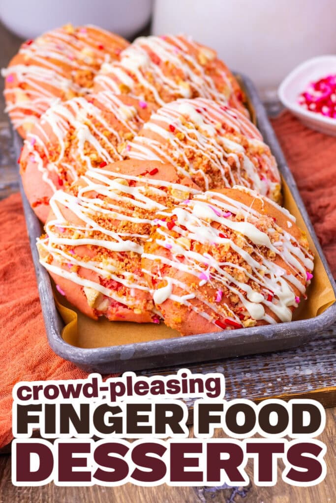 Finger Food Desserts-Soft StrFinger Food Desserts-Soft Strawberry Crunch Cake Cookiesawberry Crunch Cake Cookies