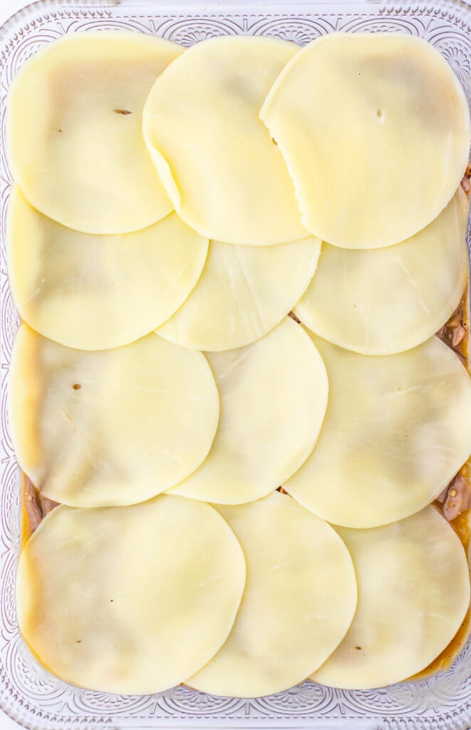 French Dip Biscuit Casserole Process Photo