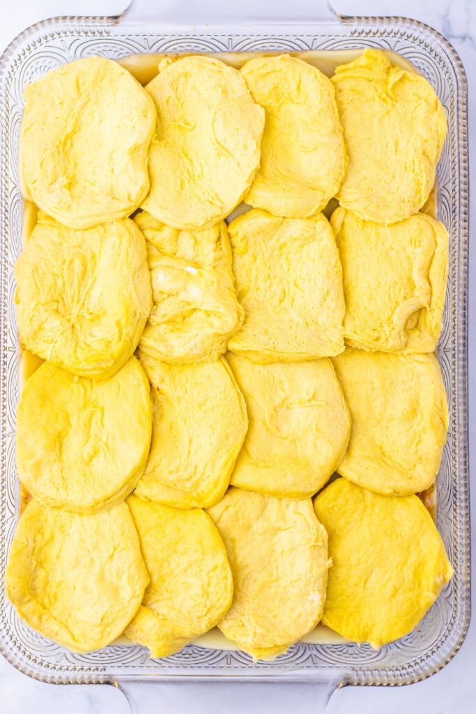 French Dip Biscuit Casserole Process Photo