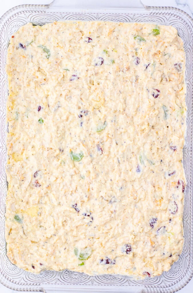 Harvest Chicken And Stuffing Bake Process Photo