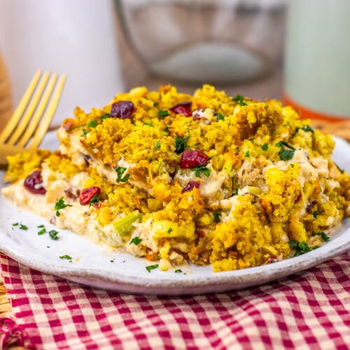 Harvest Chicken And Stuffing Bake