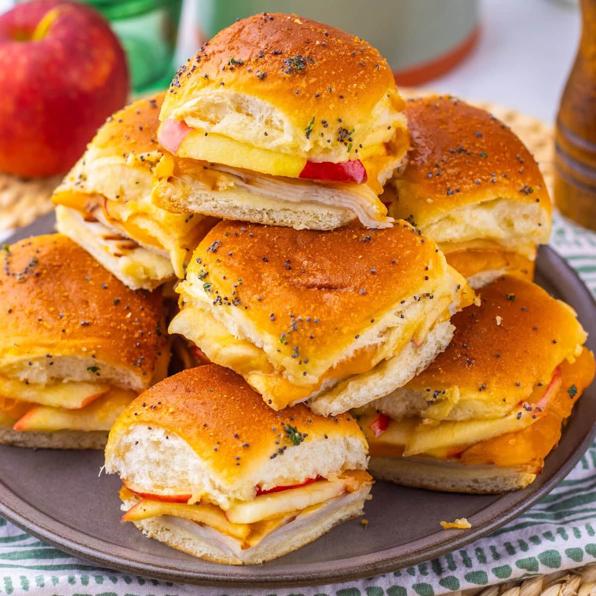 Hot Honey Apple Cheddar Turkey Sliders featured image copy