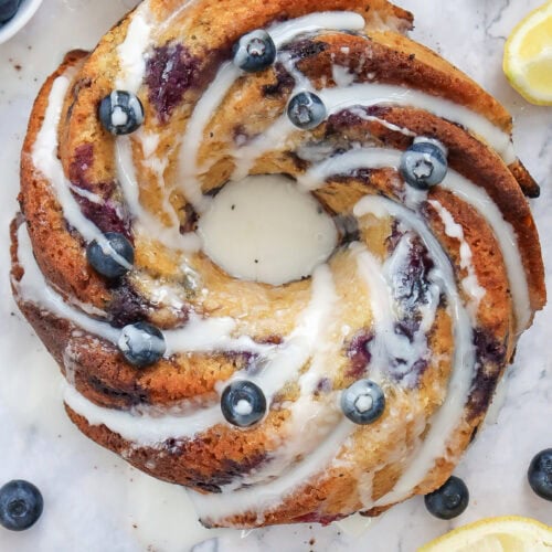 Lemon Blueberry Bundt Cake