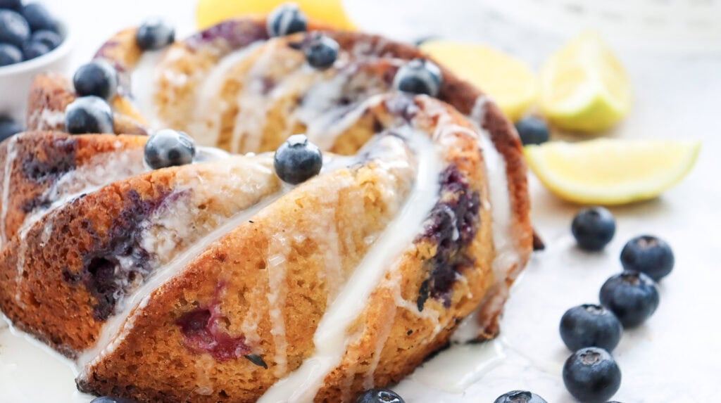 Lemon Blueberry Bundt Cake