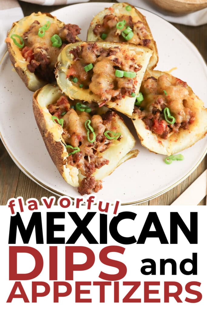 Mexican-Inspired Dips and Appetizers-Potato Skin Tacos