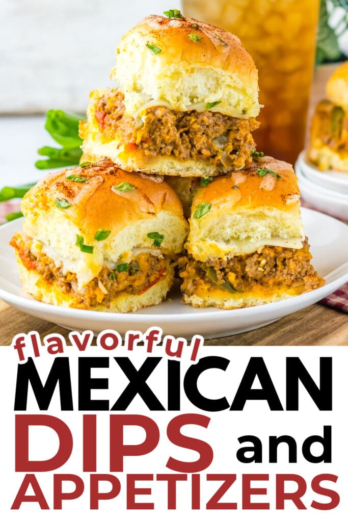 Mexican-Inspired Dips and Appetizers-Sloppy Joe Enchilada Sliders