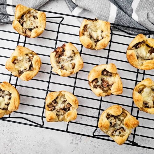 Mushroom Puff Pastry Bites