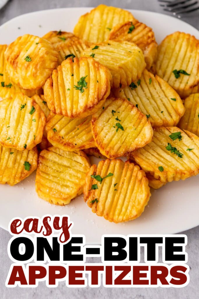 One Bite Appetizers- Accordion Potatoes