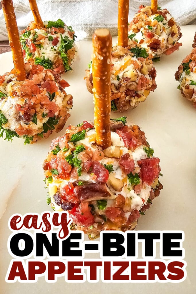 One Bite Appetizers-Cracked Out Cheeseball Bites